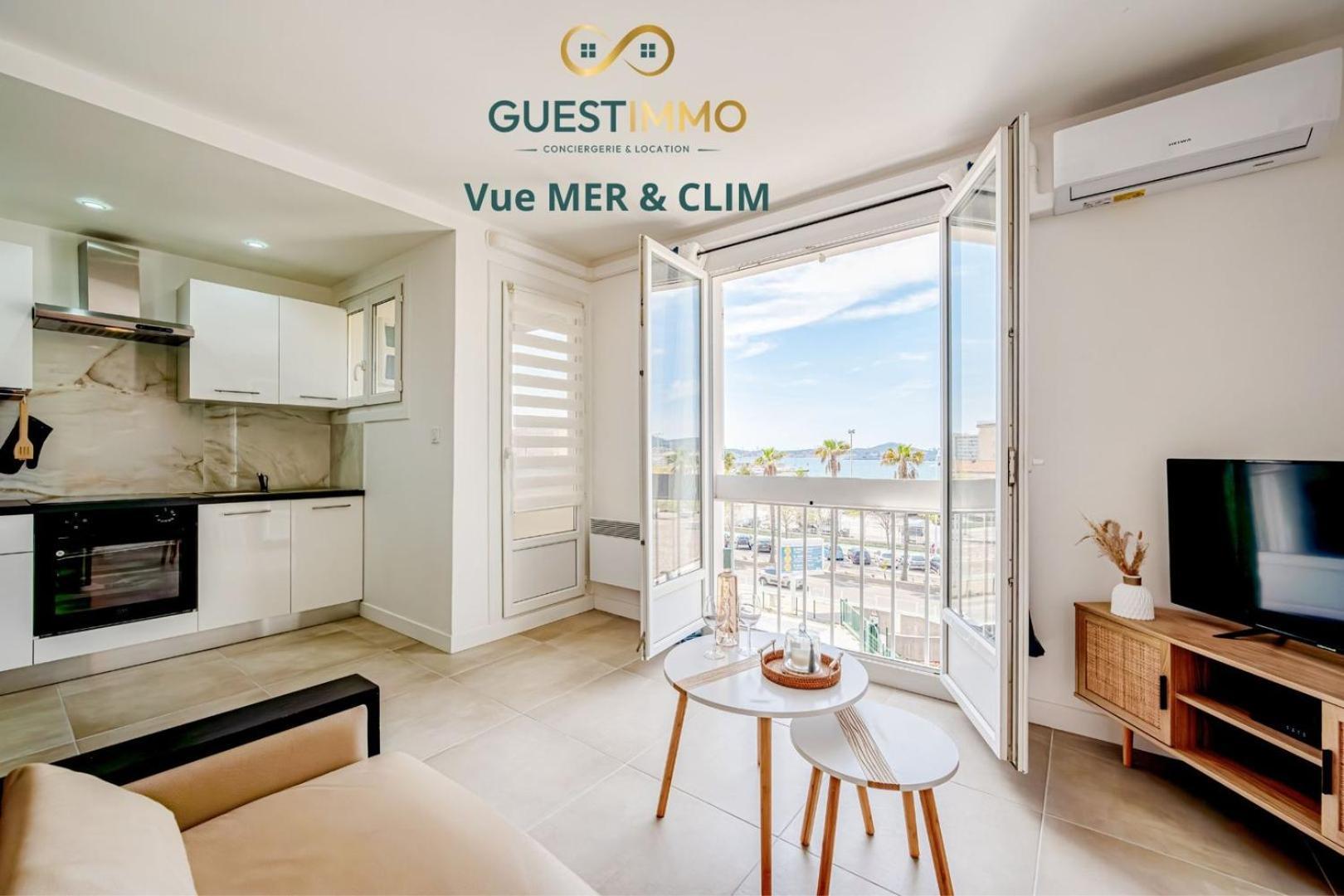 Air-Conditioned Apartment - Sea View Port تولون المظهر الخارجي الصورة